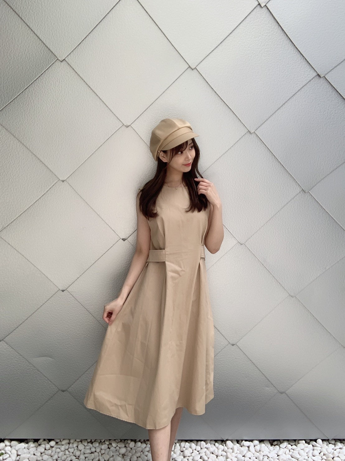 nosleeve side button one-piece