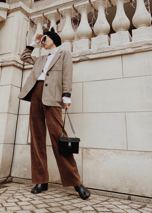 Corduroy Straight pants
