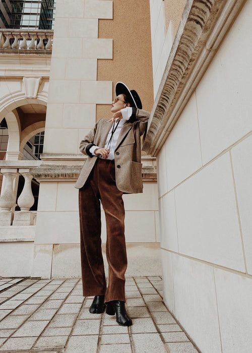 Corduroy Straight pants