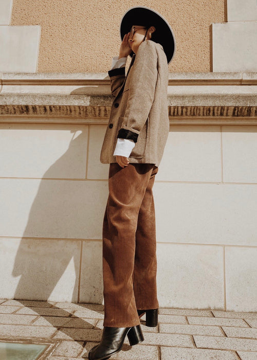Corduroy Straight pants