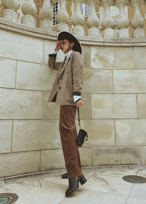 Corduroy Straight pants