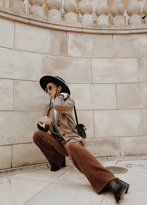 Corduroy Straight pants