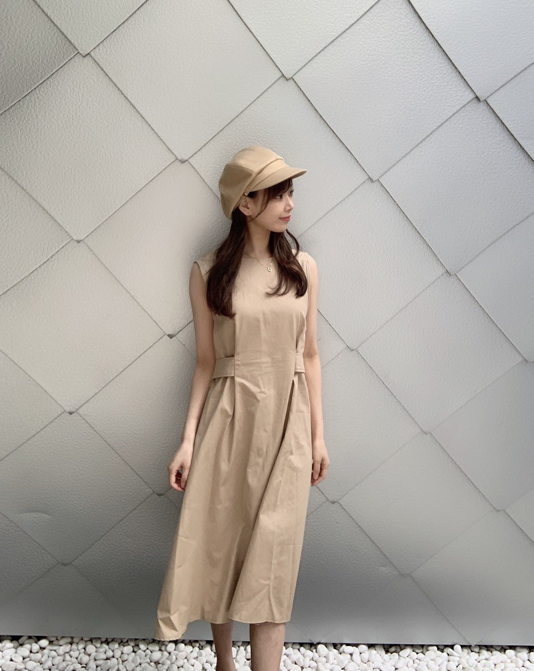 nosleeve side button one-piece