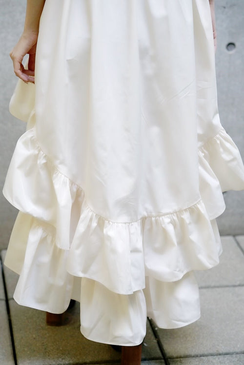 【eve46コラボ】Long frill camisole dress