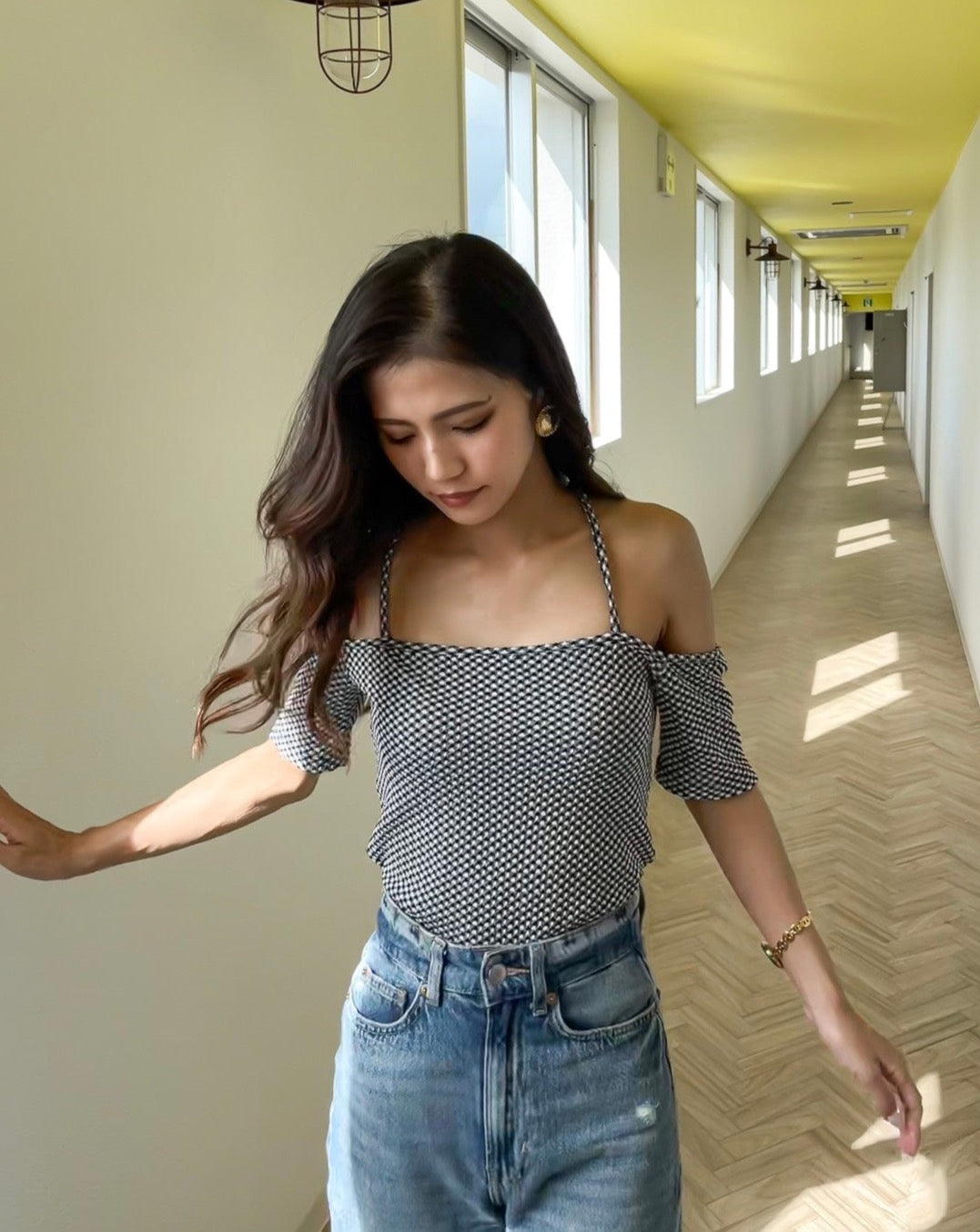2way offshoulder tops