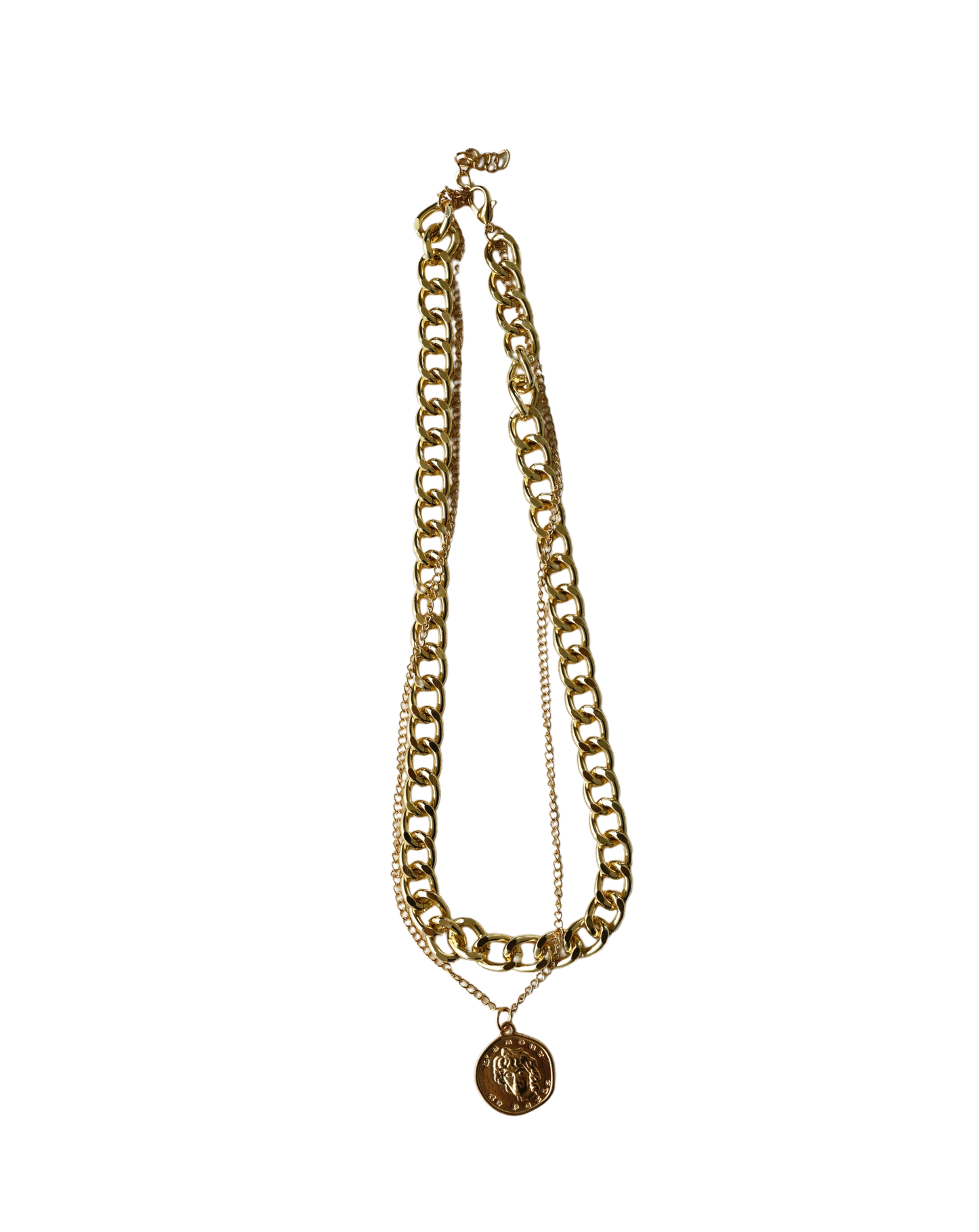 Chain coin necklace