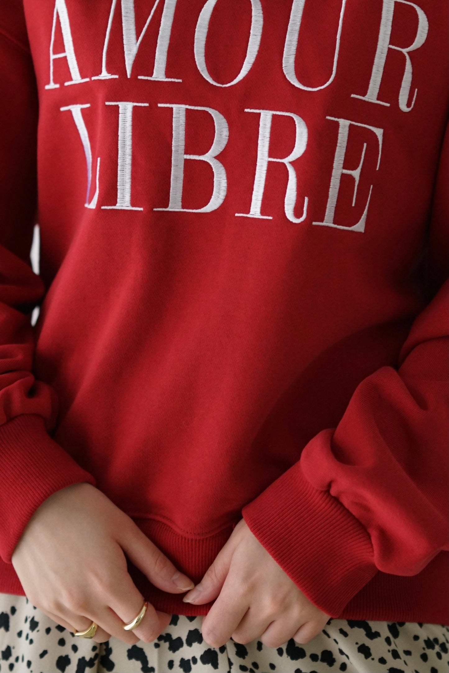 Simple logo sweat