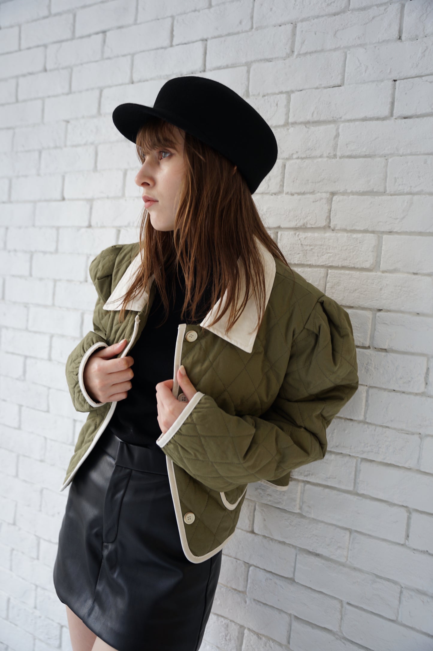 Puff sleeve jacket