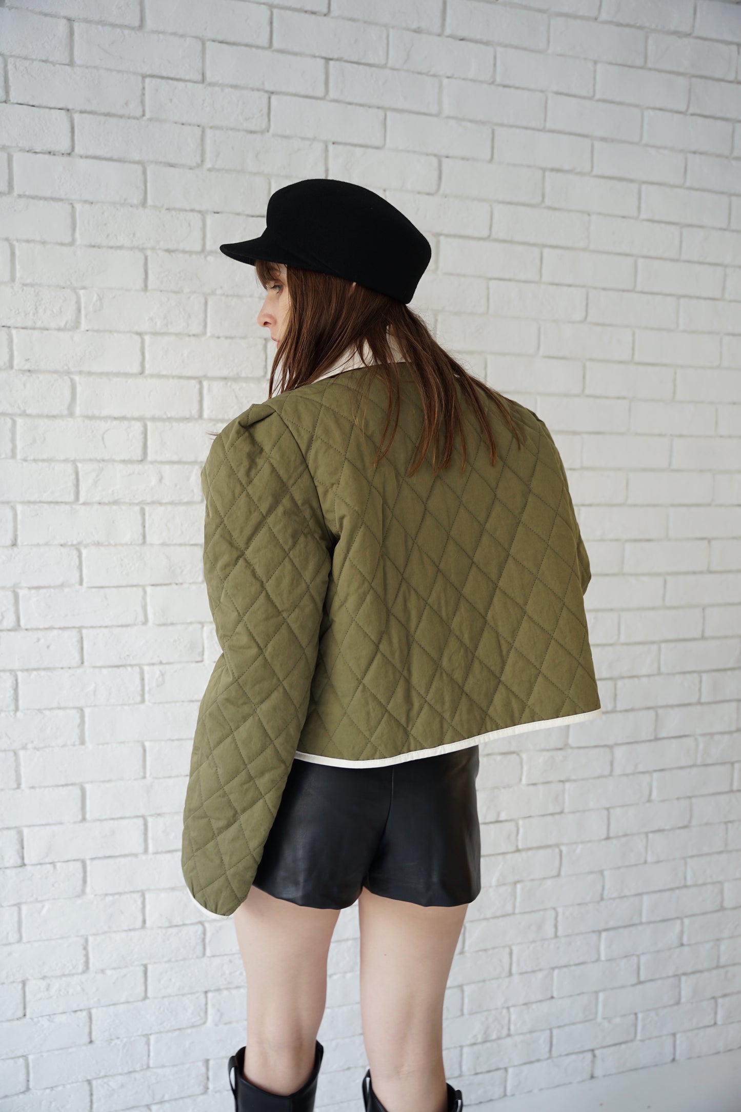 Puff sleeve jacket