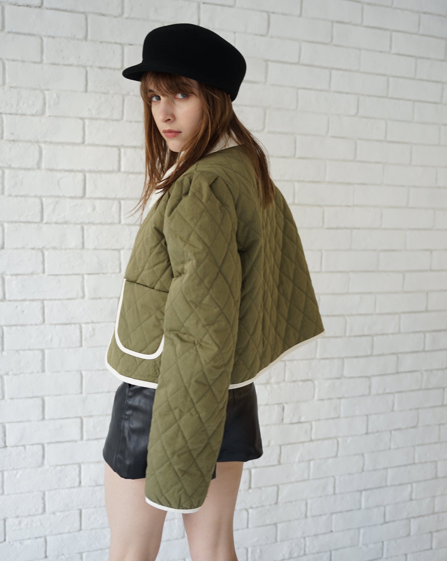 Puff sleeve jacket