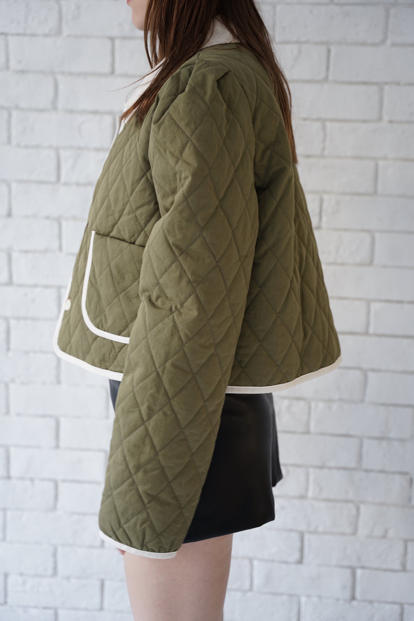 Puff sleeve jacket