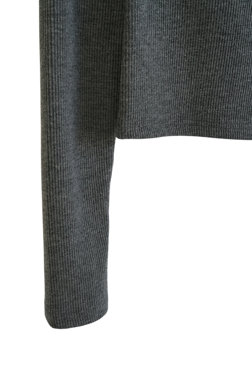 open shoulder lib knit