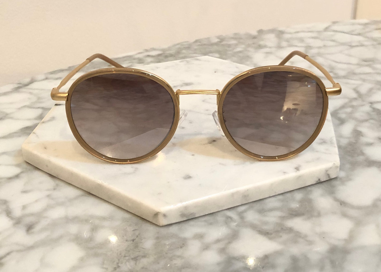 Gold flame sunglasses