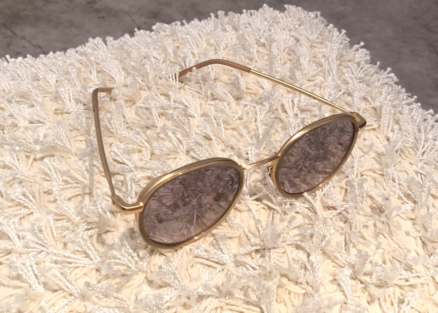 Gold flame sunglasses