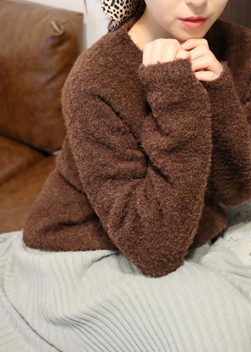 Short poodle knit
