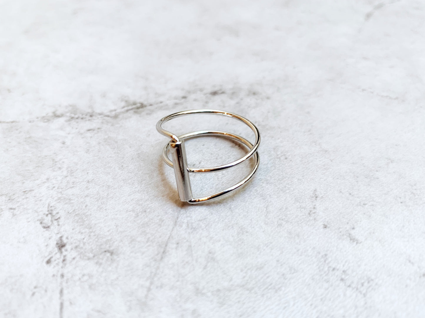 Spiral design ring.