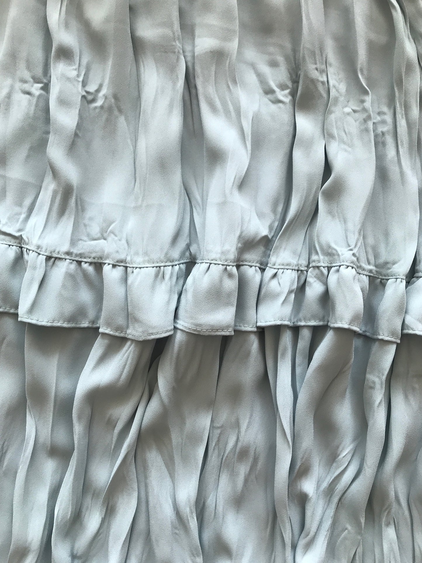 Crinkle tiered skirt