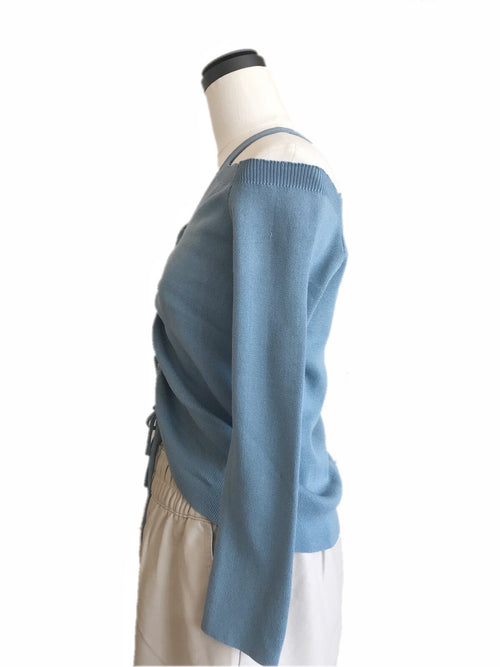 Front shirring knit