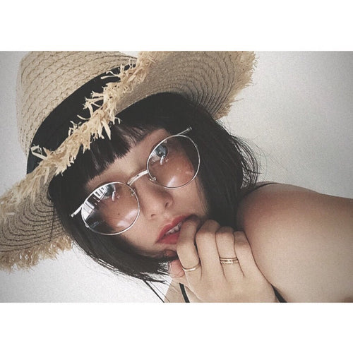Metallic frame sunglasses