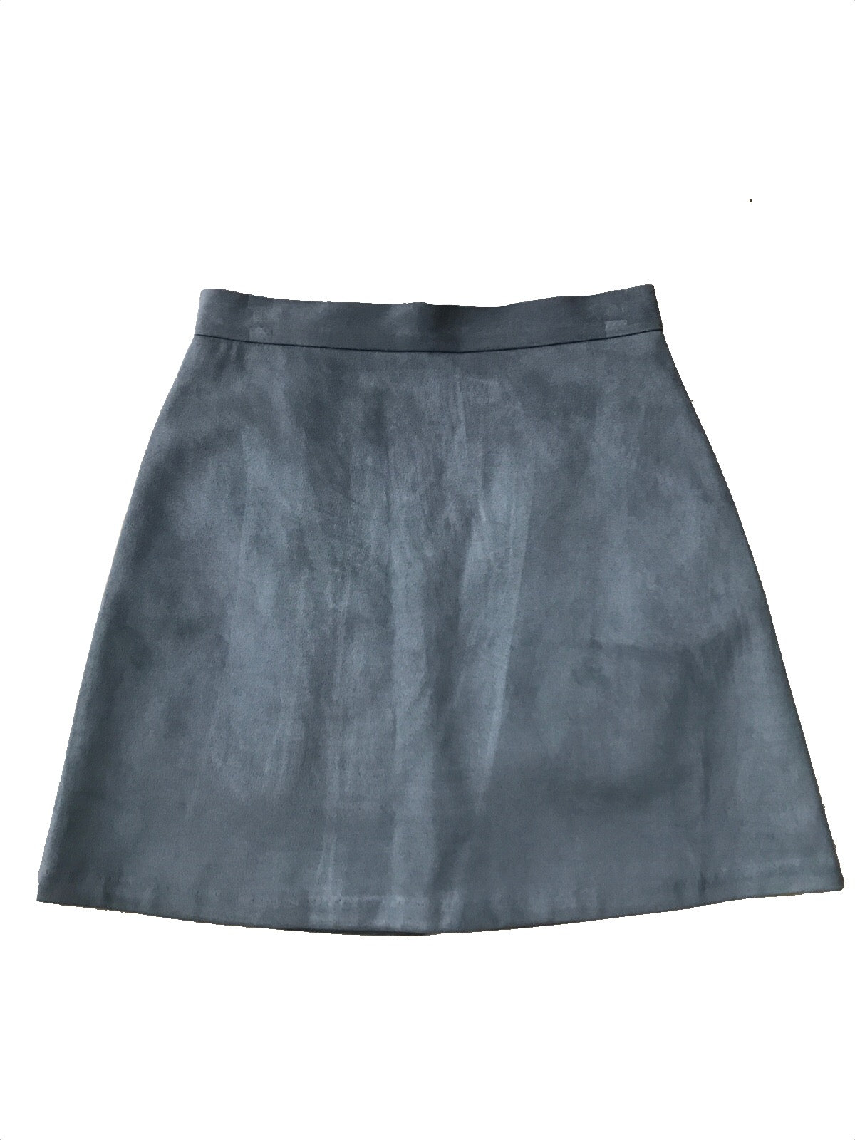 Suede mini-skirt