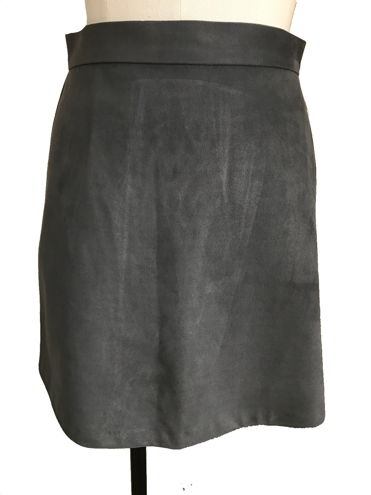 Suede mini-skirt