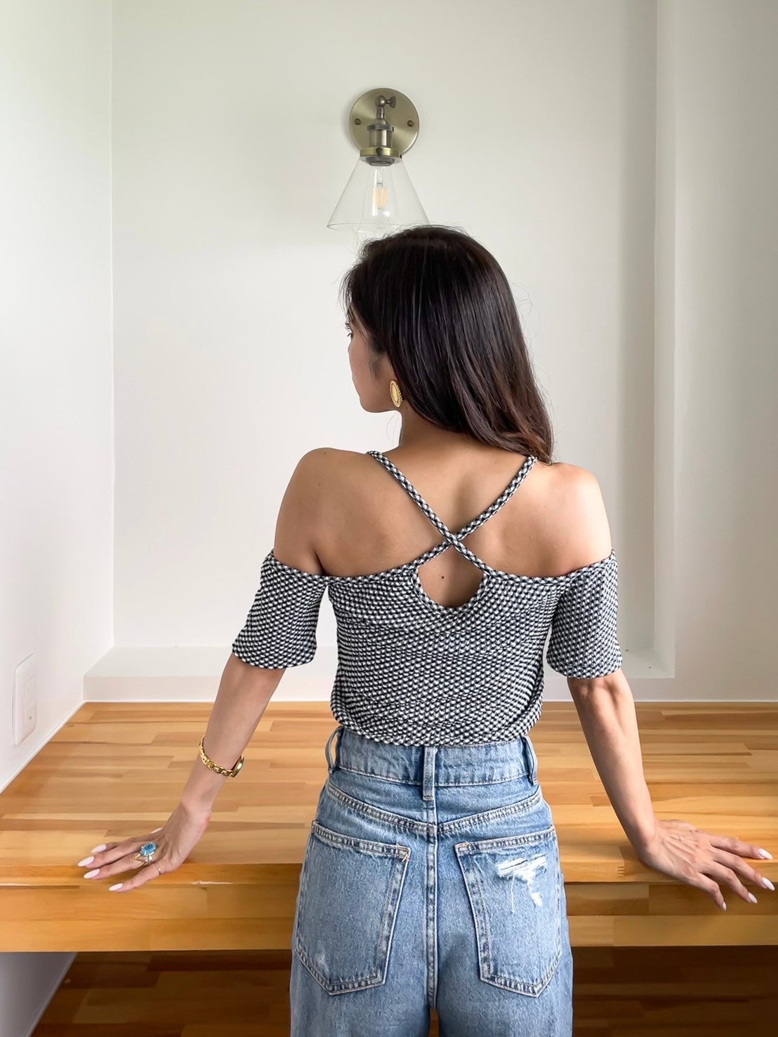 2way offshoulder tops　