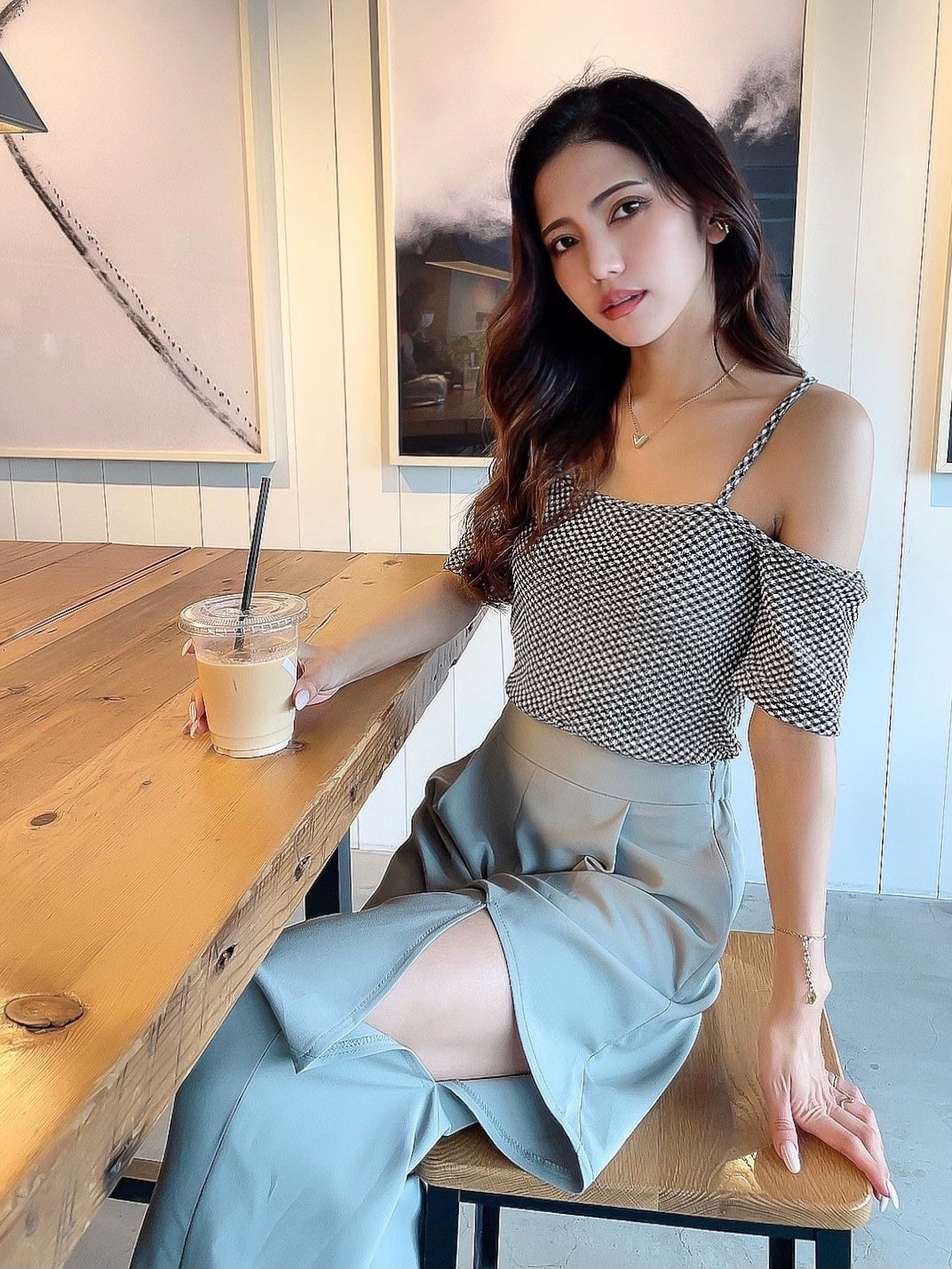 2way offshoulder tops　