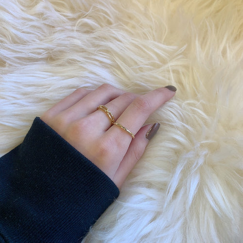 Twin Gold Ring