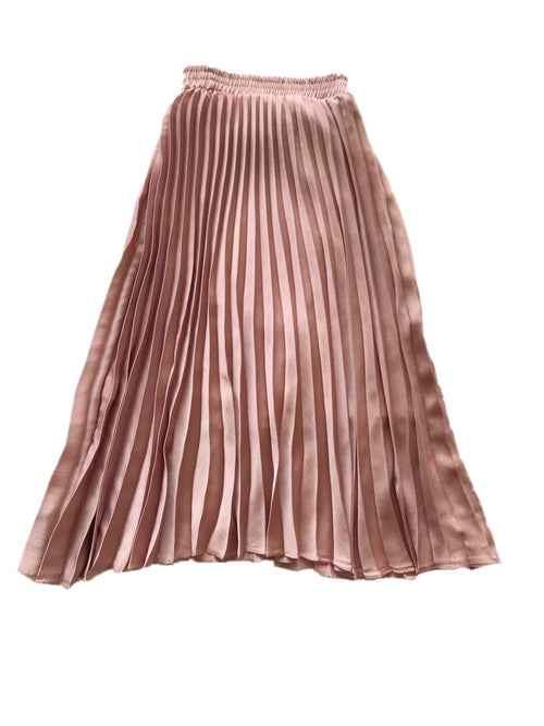 Pleats long skirt
