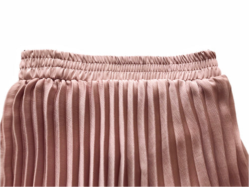 Pleats long skirt